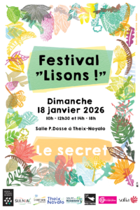 Affiche du festival "Lisons !" 2026